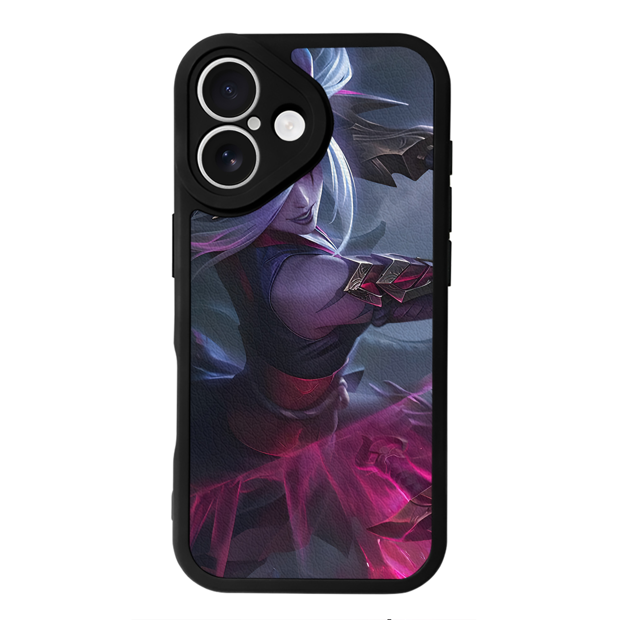 リーグ・オブ・レジェンド League of Legends LOL 【iPhone 16シリーズ対応】シリコンスマホケース（レザー調） 材質：シリコン